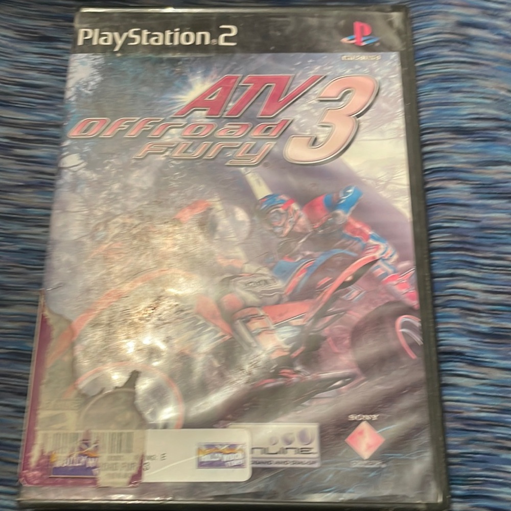Atv off-road fury, three PlayStation 2 disc